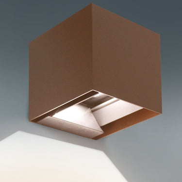 Proiettore Solare LED Marbella Corten 9W- 3000K - 950lm IP65 - Batteria Litio 2600mAh Shot Lampade da esterno